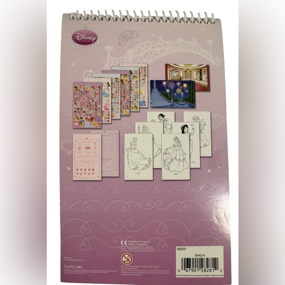 Disney Princess Stickerbook & Activity Pad with Princess Canvas Bag & 8 Markers - Picture 4 of 13